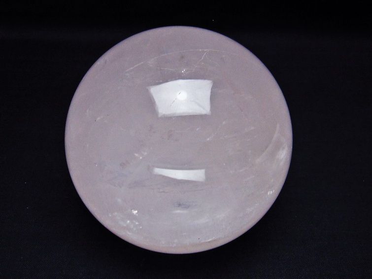 ミルキークォーツ 丸玉 87mm ピンク 一点物 151-6044