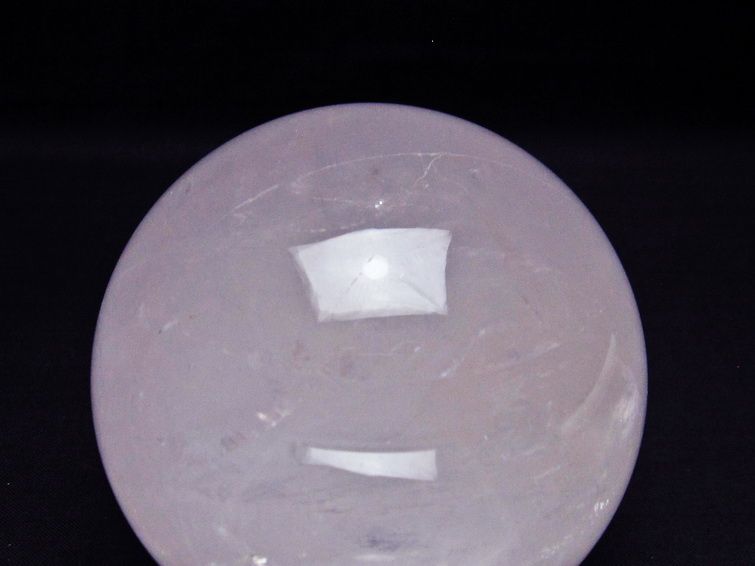 ミルキークォーツ 丸玉 87mm ピンク 一点物 151-6044
