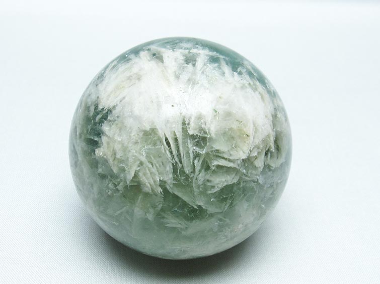 エンジェルフェザー フローライト 丸玉 65mm 一点物 151-7326