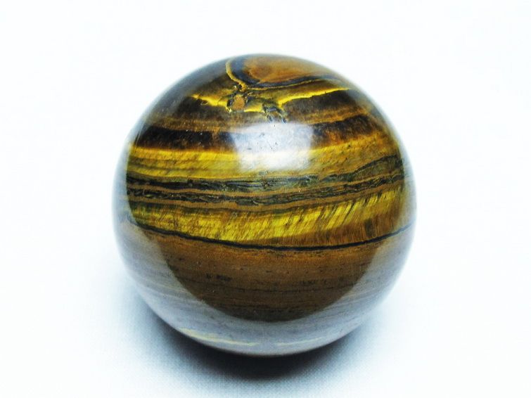 アイアンタイガーアイ 丸玉 55mm 一点物 151-7338