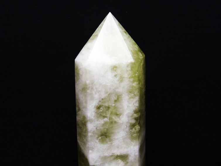 1.3Kg シトリンクォーツ 六角柱 シトリン ポイント 置物 原石 台座付属 一点物 152-2363