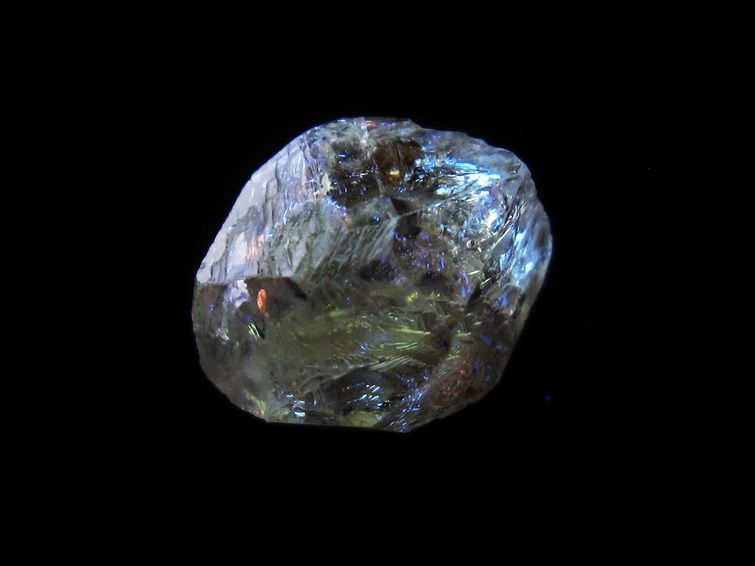 オイルインクォーツ 原石 石油入り 水晶 原石 一点物 171-3809