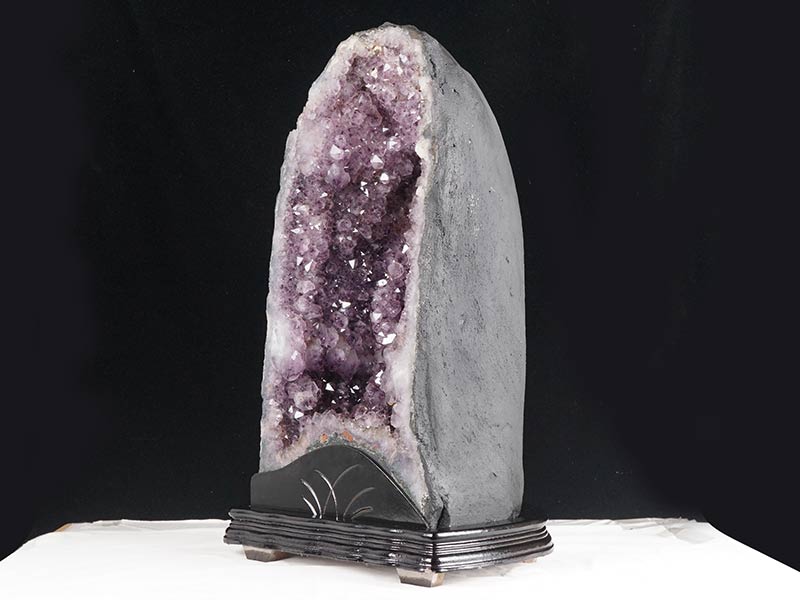 29.2Kg アメジストドーム ブラジル産 原石 置物 カペーラ ジオード amethyst 台座付属 一点物 174-1322
