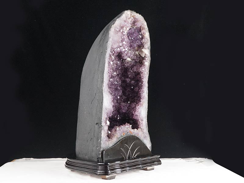 29.2Kg アメジストドーム ブラジル産 原石 置物 カペーラ ジオード amethyst 台座付属 一点物 174-1322