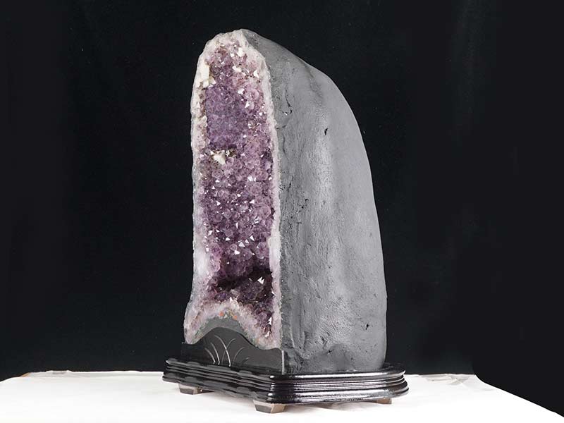 31.7Kg アメジストドーム ブラジル産 原石 置物 カペーラ ジオード amethyst 台座付属 一点物 174-1323