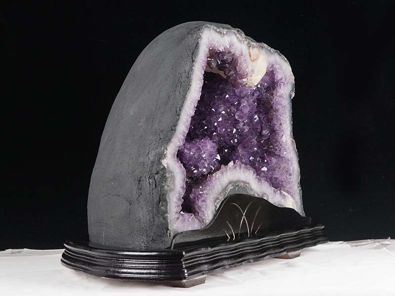 36.2Kg アメジストドーム ブラジル産 原石 置物 カペーラ ジオード amethyst 台座付属 一点物 174-1324