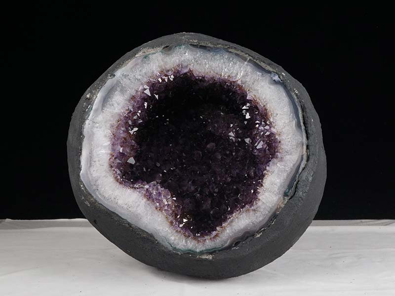 13.8Kg アメジスト ドーム ウルグアイ産 サークルジオード 原石 Amethyst アメシスト 紫水晶 一点物 174-1362