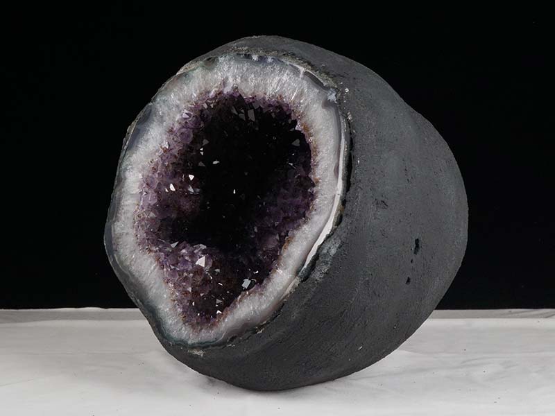 13.8Kg アメジスト ドーム ウルグアイ産 サークルジオード 原石 Amethyst アメシスト 紫水晶 一点物 174-1362