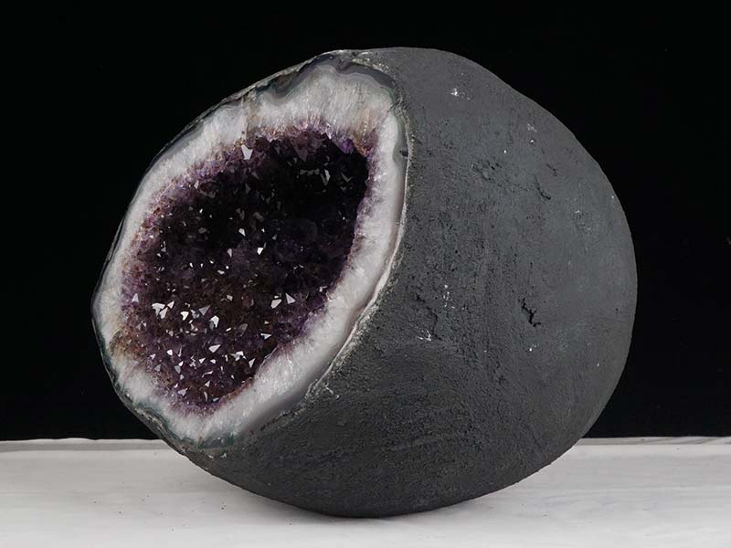 17Kg アメジスト ドーム ウルグアイ産 サークルジオード 原石 Amethyst アメシスト 紫水晶 一点物 174-1366