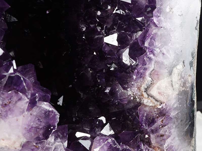 30.7Kg アメジストドーム ブラジル産 カペーラ ジオード ドーム 原石 amethyst アメシスト 紫水晶 一点物 台座付属 174-1581