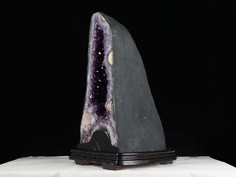 30.7Kg アメジストドーム ブラジル産 カペーラ ジオード ドーム 原石 amethyst アメシスト 紫水晶 一点物 台座付属 174-1581