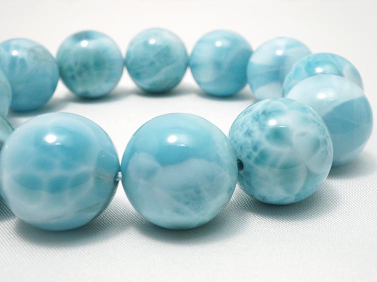 ラリマー ブレスレット 18mm 一点物 199-168