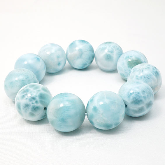 ラリマー ブレスレット 22mm 一点物 199-174 – 天然石・パワーストーン