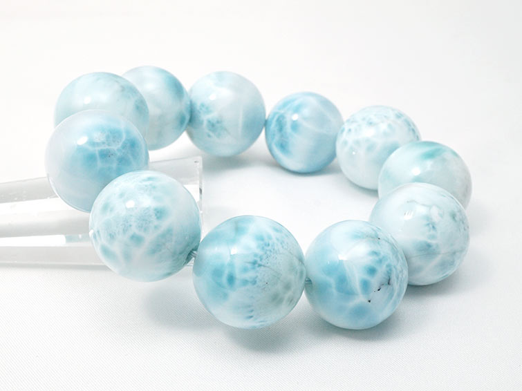 ラリマー ブレスレット 22mm 一点物 199-177