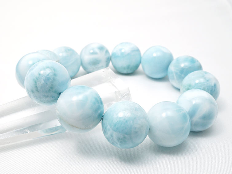 ラリマー ブレスレット 19mm 一点物 199-181
