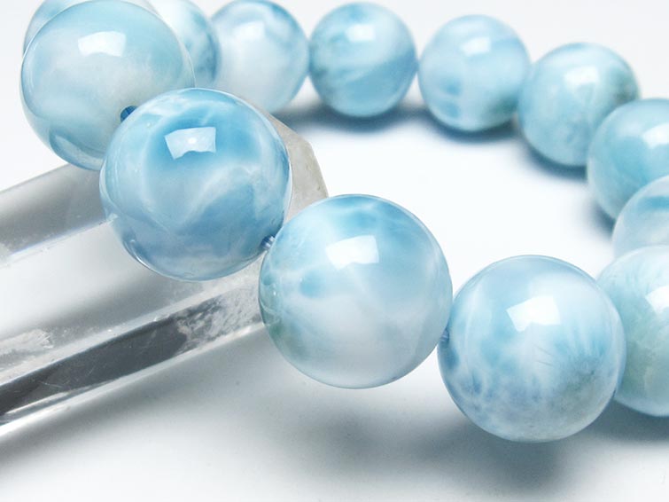 ラリマー ブレスレット 19mm 一点物 199-195