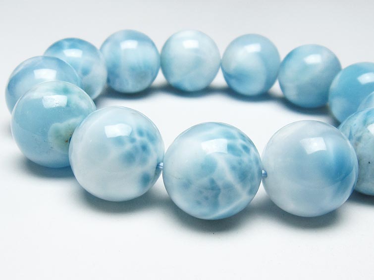 ラリマー ブレスレット 19mm 一点物 199-195