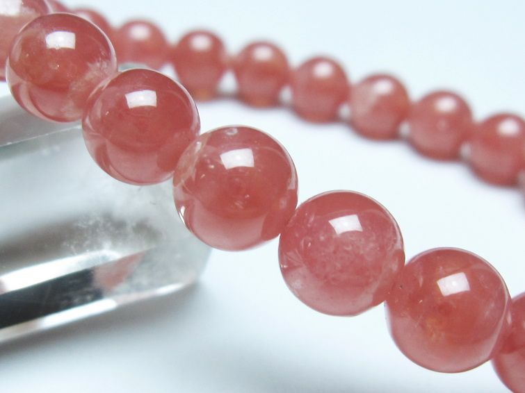 インカローズ ブレスレット 8mm 一点物 199-215