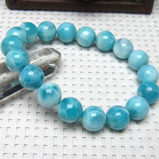 ラリマー ブレスレット 11mm 一点物 111-10175