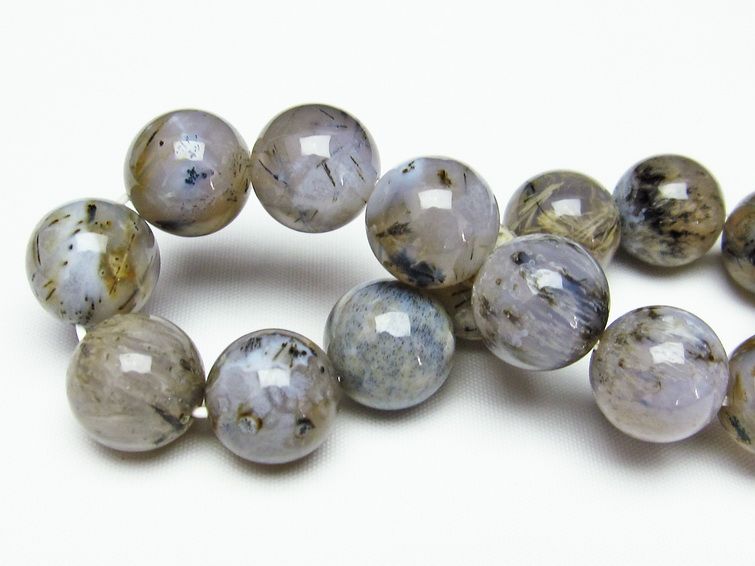 ルチルインアゲート ブレスレット 15mm 一点物 111-11149