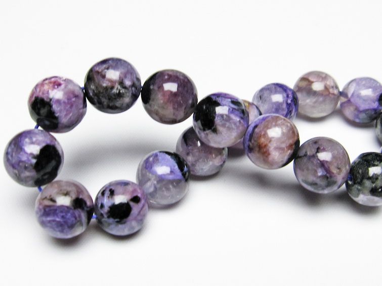 チャロアイト ブレスレット エンジェルシリカ 12mm 一点物 111-11436