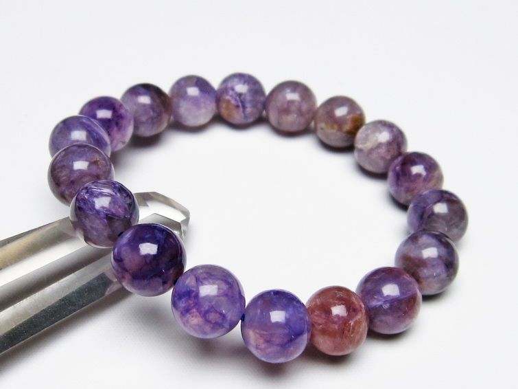 チャロアイト ブレスレット エンジェルシリカ 12mm 一点物 111-11445