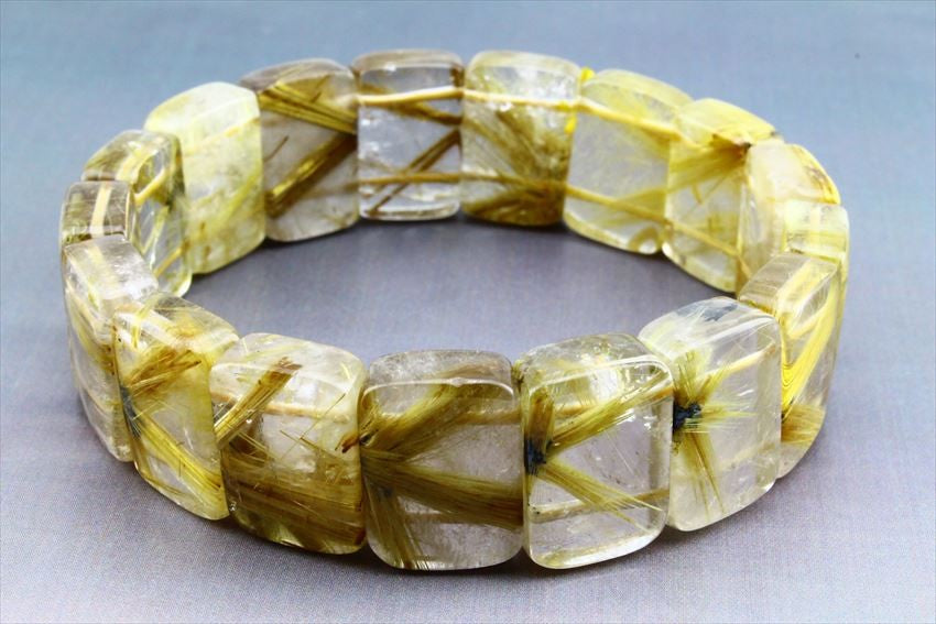 タイチンルチルクォーツ バングル 一点物 111-141