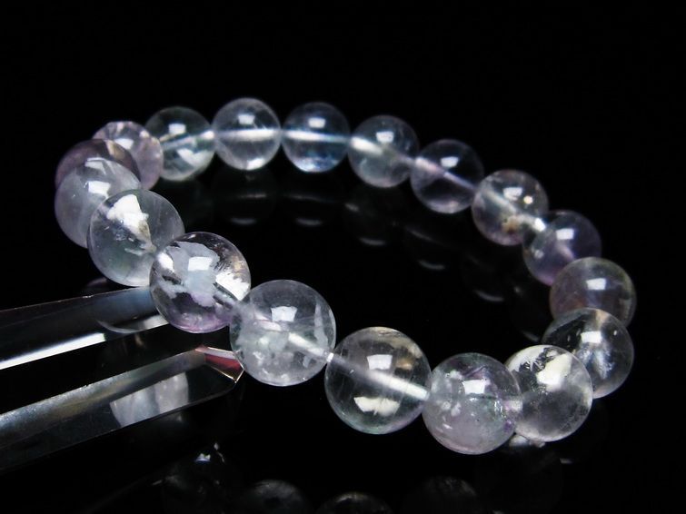 エンジェルフェザー イン フローライト ブレスレット 11mm 一点物 111-14288