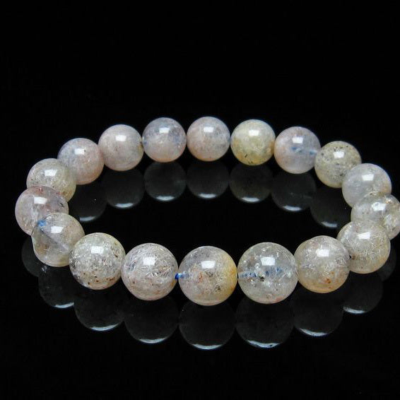 ホワイトガーデンファントムクォーツ ブレスレット 11mm 一点物 メール