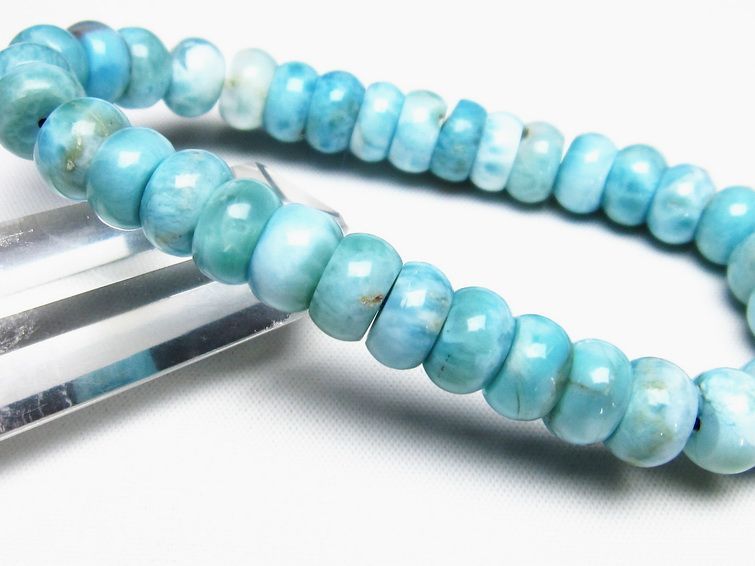 ラリマー ブレスレット 10mm 一点物 111-17165