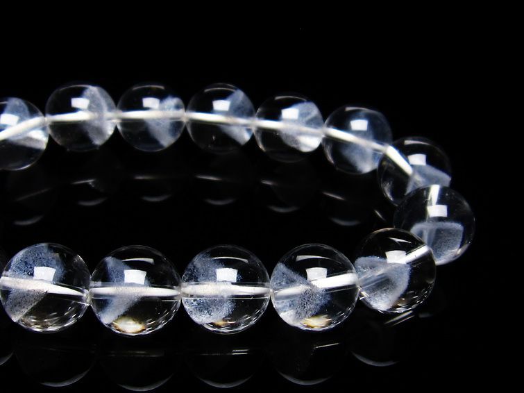 ホワイトファントム ブレスレット 12mm 一点物 111-21356