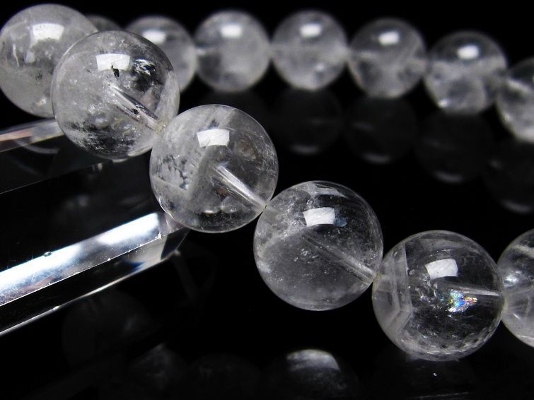 ファーデンクォーツ 水晶 ブレスレット 13mm 111-22528