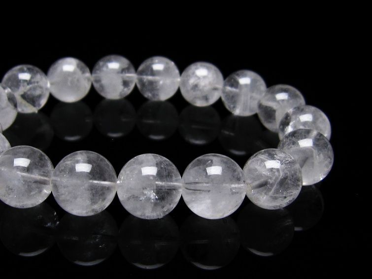 ファーデンクォーツ 水晶 ブレスレット 13mm 111-22595