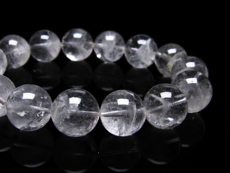 ファーデンクォーツ 水晶 ブレスレット 14mm 111-22597