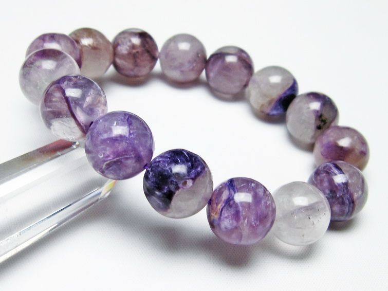 チャロアイト ブレスレット 14mm エンジェルシリカ 111-22685
