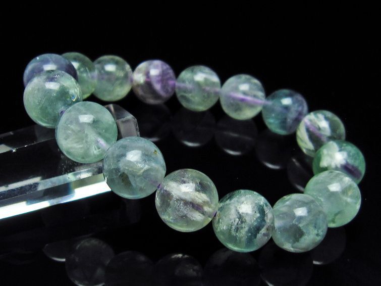 エンジェルフェザー フローライト ブレスレット 13mm 111-22901