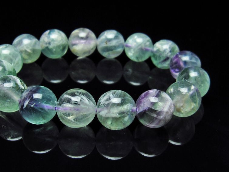 エンジェルフェザー フローライト ブレスレット 13mm 111-22901
