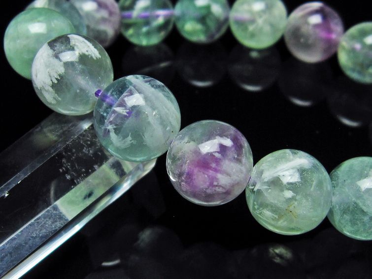 エンジェルフェザー フローライト ブレスレット 13mm 111-22917