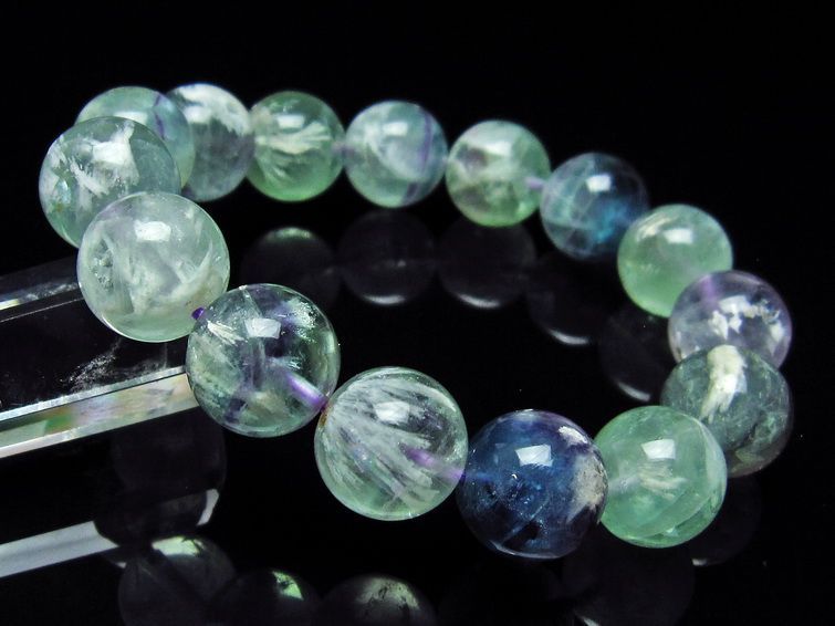 エンジェルフェザー フローライト ブレスレット 14mm 111-22919