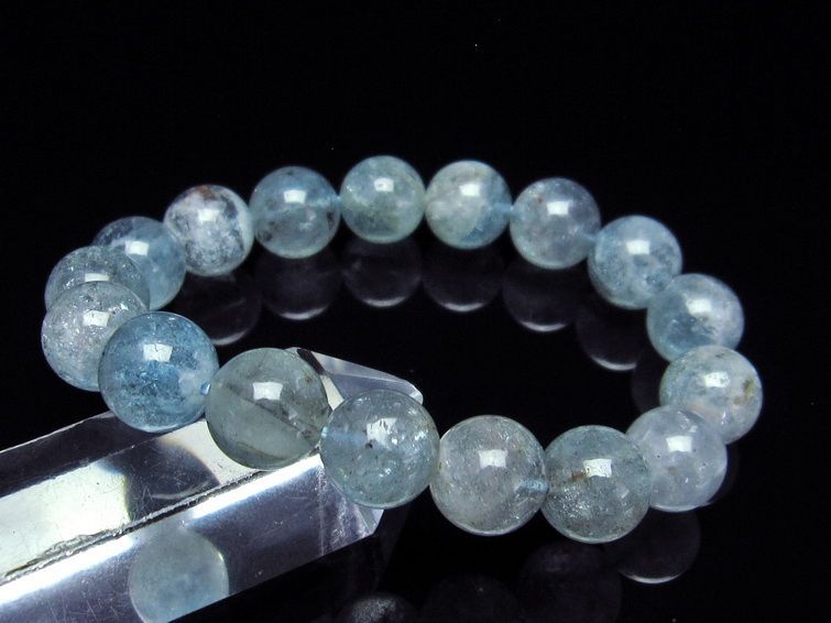 アクアマリン ブレスレット 12mm 111-26904
