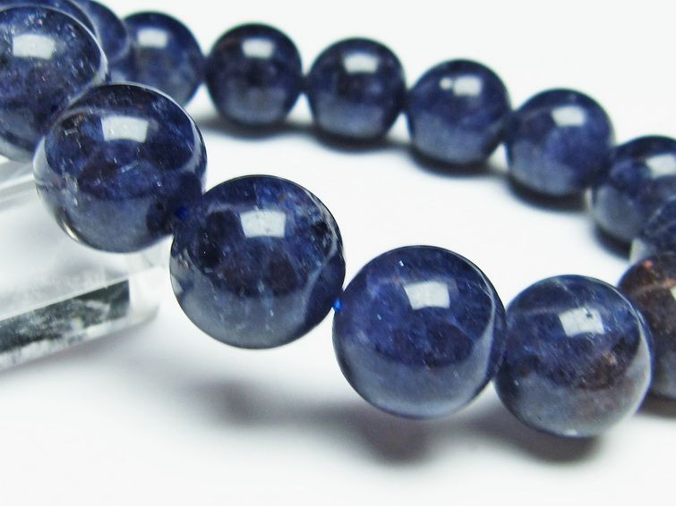アイオライト ブレスレット 15mm 一点物 111-27380