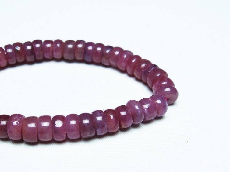 ルビー ブレスレット 8mm 一点物 111-28743
