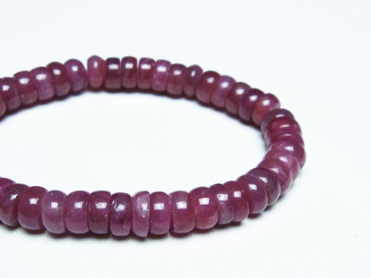 ルビー ブレスレット 8mm 一点物 111-28763