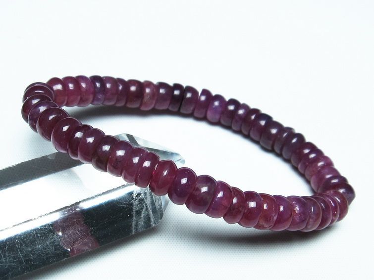 ルビー ブレスレット 8mm 一点物 111-28764