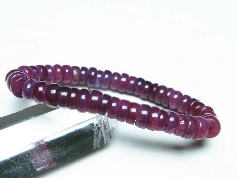 ルビー ブレスレット 8mm 一点物 111-28801