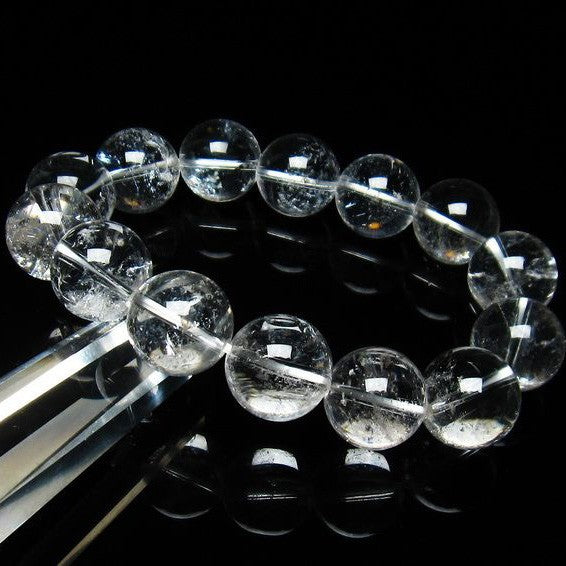 アイリスクォーツ 水晶 ブレスレット 虹入り 16mm 111-3661