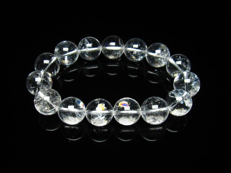 アイリスクォーツ 水晶 ブレスレット 虹入り 15mm 111-3693