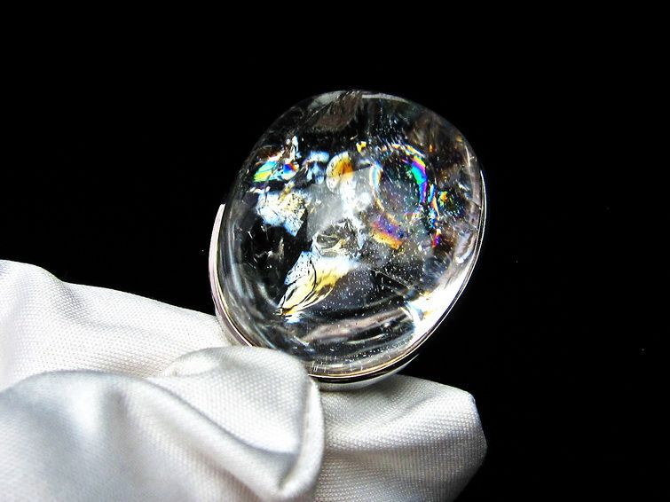 アイリスクォーツ ペンダント 虹入り 水晶 ペンダント 112-6005