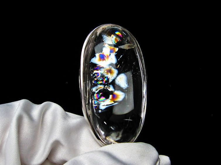 アイリスクォーツ ペンダント 虹入り 水晶 ペンダント 112-6017