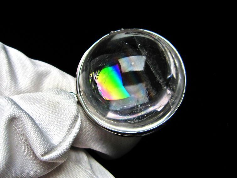 アイリスクォーツ ペンダント 虹入り 水晶 ペンダント 112-6076